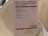 2z eetkamerstoel design on stock, amra, ivoor - afbeelding 2 van  9
