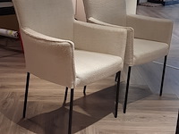 2z eetkamerstoel design on stock, amra, ivoor - afbeelding 3 van  9