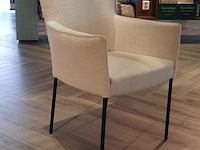 2z eetkamerstoel design on stock, amra, ivoor - afbeelding 4 van  9