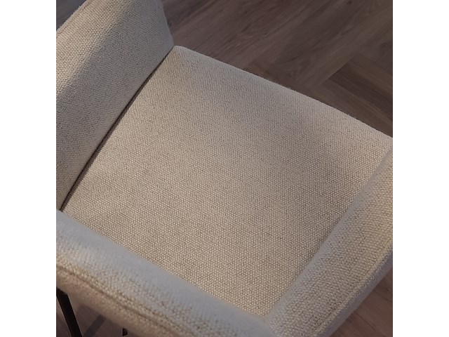 2z eetkamerstoel design on stock, amra, ivoor - afbeelding 7 van  9