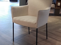 2z eetkamerstoel design on stock, amra, ivoor - afbeelding 8 van  9