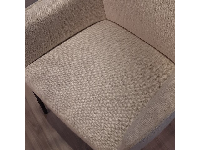 2z eetkamerstoel design on stock, amra, ivoor - afbeelding 9 van  9
