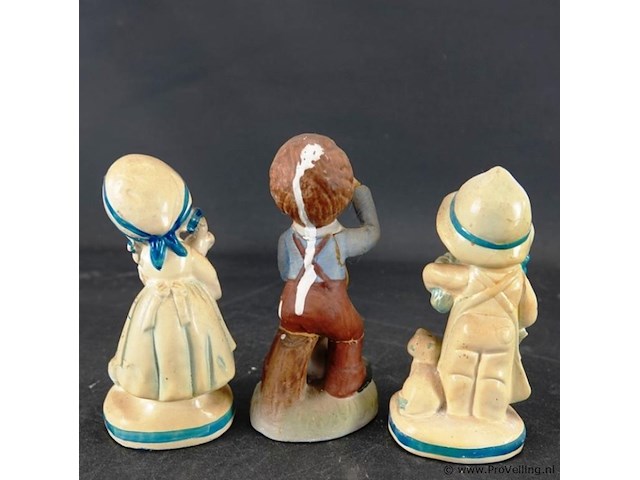 3 aardewerk beeldjes - afbeelding 4 van  5
