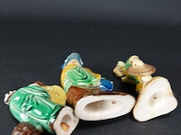 3 aardewerk chinese figuren - afbeelding 5 van  5