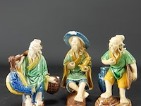 3 aardewerk chinese figuren - afbeelding 2 van  5