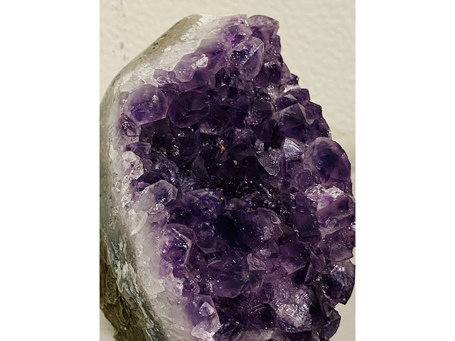 3 amethist druse staand/liggend paars - afbeelding 5 van  5