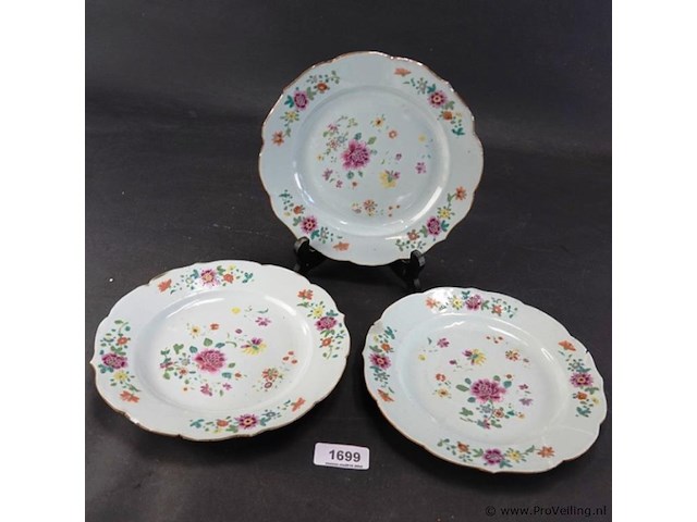 3 antieke chinese borden - afbeelding 2 van  5