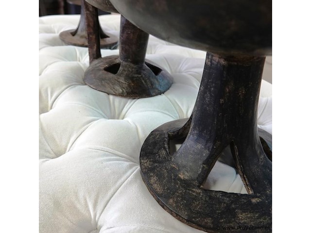 3 antieke houten naga-tribale schalen - afbeelding 5 van  5