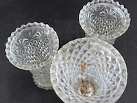 3 antieke kristallen vaasjes - afbeelding 4 van  5
