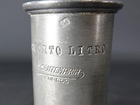 3 antieke tinnen maten - afbeelding 2 van  5