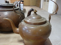 3 antieke (w.o. de grootse door ons ooit gezien) koperen ketels - afbeelding 4 van  5