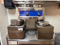 3 au-bain-marie / warmhoudapparaat en 1 serveerwagen - afbeelding 2 van  6