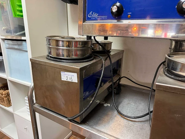 3 au-bain-marie / warmhoudapparaat en 1 serveerwagen - afbeelding 4 van  6
