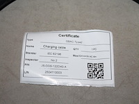 3 autolaadkabels / koppelkabels gbac - type 2. 6m 5x6mm2. - afbeelding 2 van  3