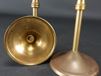 3 brons/messing kandelaren - afbeelding 5 van  5