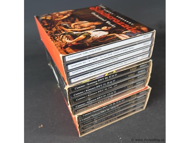 3 cassettes met klassieke cd's - afbeelding 3 van  5
