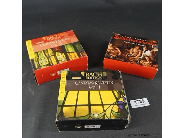 3 cassettes met klassieke cd's - afbeelding 2 van  5