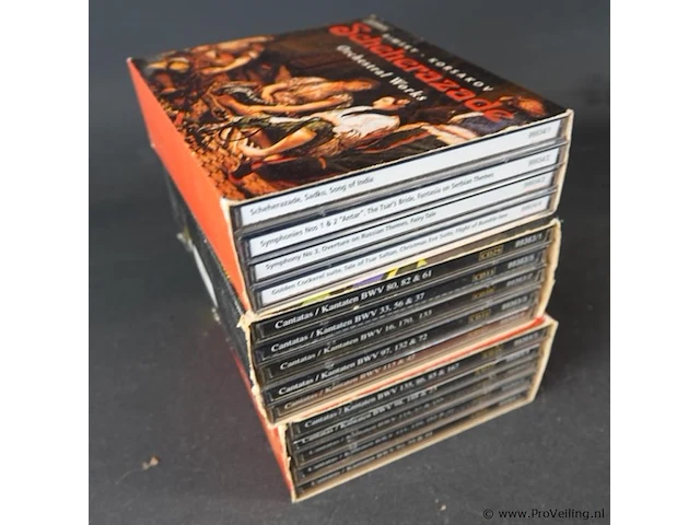3 cassettes met klassieke cd's - afbeelding 3 van  5