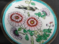 3 chinese cloisonne schaaltjes - afbeelding 4 van  5