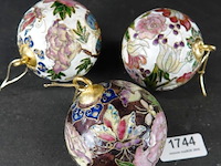 3 cloisonne ballen - afbeelding 2 van  5