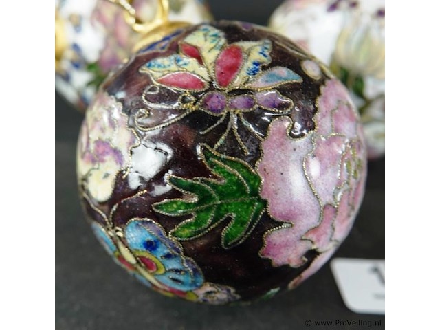 3 cloisonne ballen - afbeelding 3 van  5