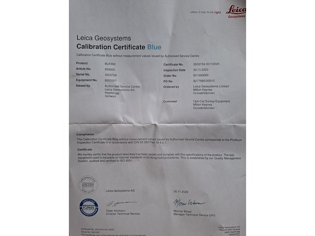 3-d imaging laserscanner leica, blk360, bouwjaar 2019 - afbeelding 11 van  12