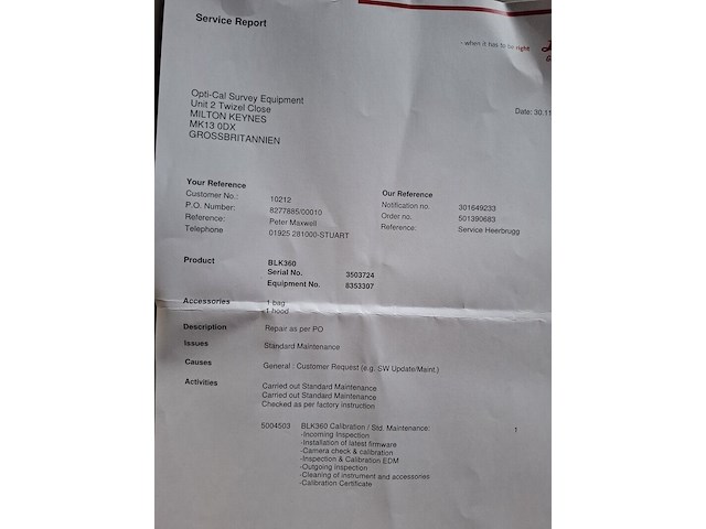 3-d imaging laserscanner leica, blk360, bouwjaar 2019 - afbeelding 12 van  12