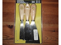 3-delig plamuurmessen set