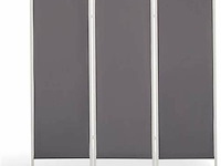 3-delig tuin wind- en privacyscherm, leco, paravent 3-teilig, antraciet