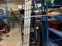 3-delige 12-treeds ladder met veiligheidsmat - afbeelding 3 van  3