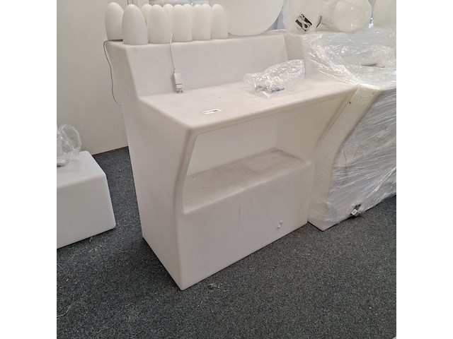 3-delige bar met led verlichting wit - afbeelding 3 van  9