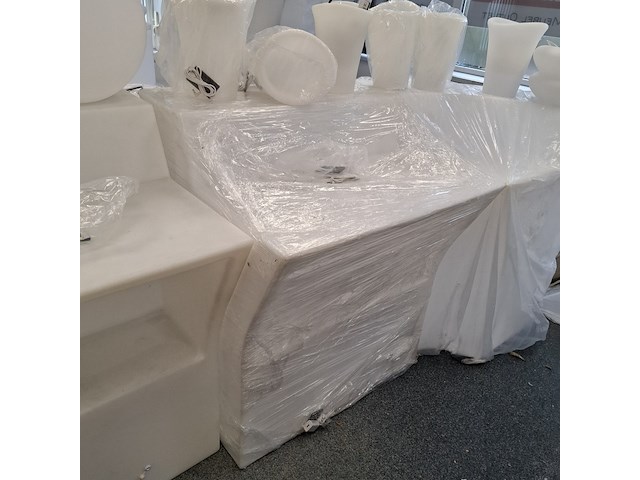 3-delige bar met led verlichting wit - afbeelding 4 van  9