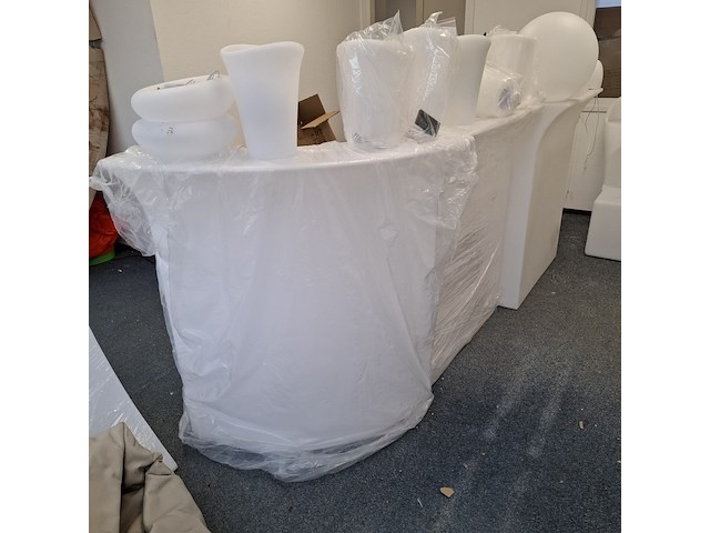 3-delige bar met led verlichting wit - afbeelding 7 van  9