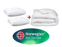 3 delige beddengoed-set norwegian, 2 kussens + dekbed - afbeelding 1 van  1