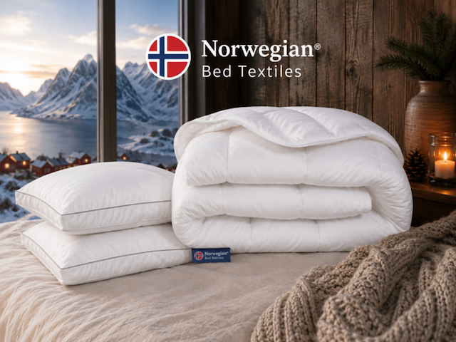 3 delige beddengoed-set norwegian, 2 kussens + dekbed - afbeelding 1 van  1