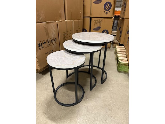 3-delige bijzettafel - afbeelding 4 van  5