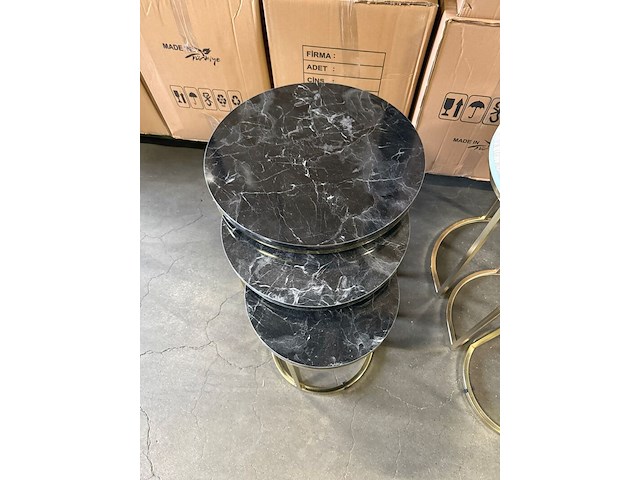 3 delige bijzettafel - afbeelding 6 van  6