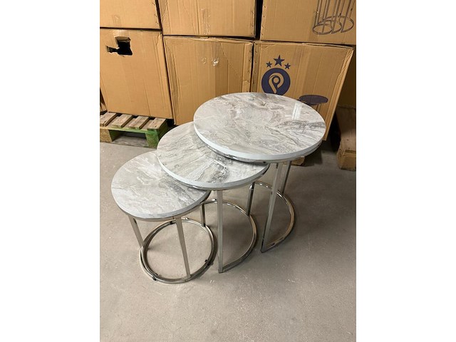 3-delige bijzettafel - afbeelding 1 van  3