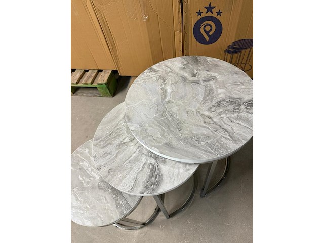 3-delige bijzettafel - afbeelding 2 van  3