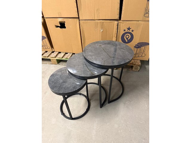 3-delige bijzettafel - afbeelding 1 van  4