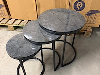 3-delige bijzettafel - afbeelding 1 van  4