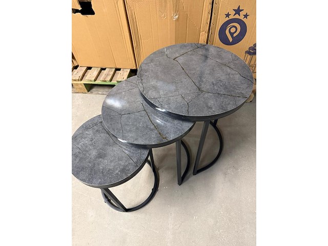 3-delige bijzettafel - afbeelding 2 van  4