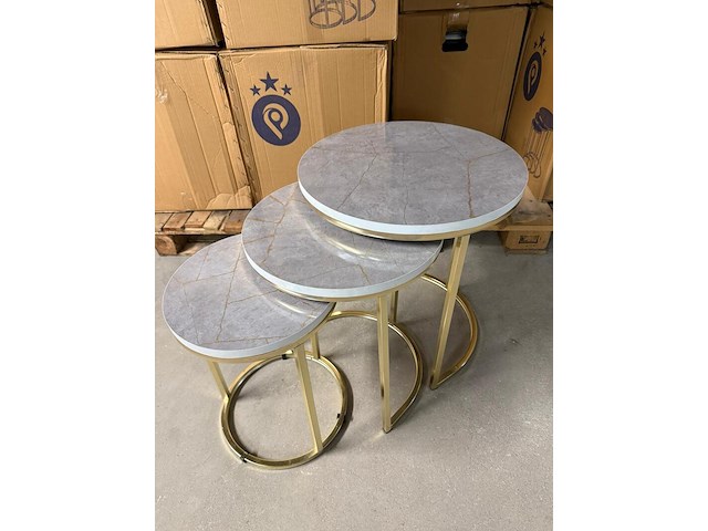 3-delige bijzettafel - afbeelding 1 van  3