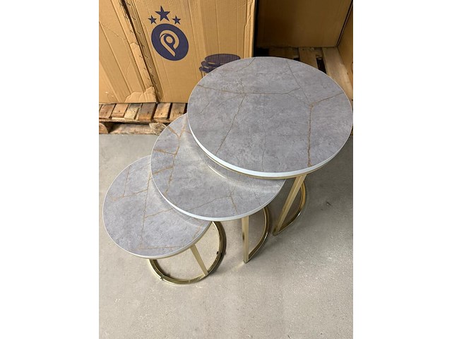 3-delige bijzettafel - afbeelding 2 van  3