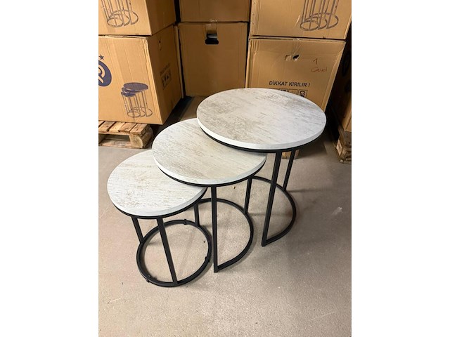 3-delige bijzettafel - afbeelding 1 van  3