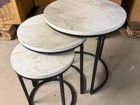3-delige bijzettafel - afbeelding 3 van  3