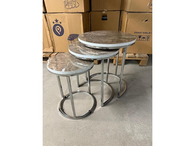 3-delige bijzettafel - afbeelding 3 van  3