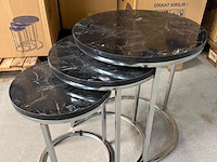 3-delige bijzettafel - afbeelding 2 van  4