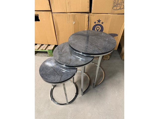 3-delige bijzettafel - afbeelding 1 van  3