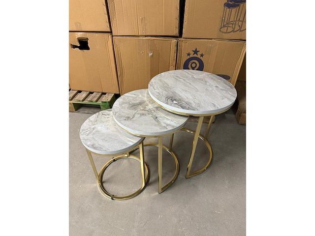 3-delige bijzettafel - afbeelding 3 van  4